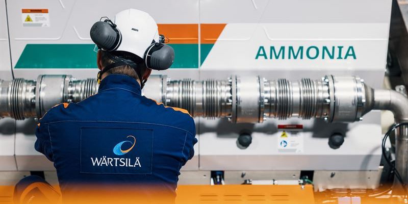 Wärtsilä’s 4-stroke engine-based solution for ammonia fuel now delivers higher than ever levels of efficiency and performance © Wärtsilä Corporation